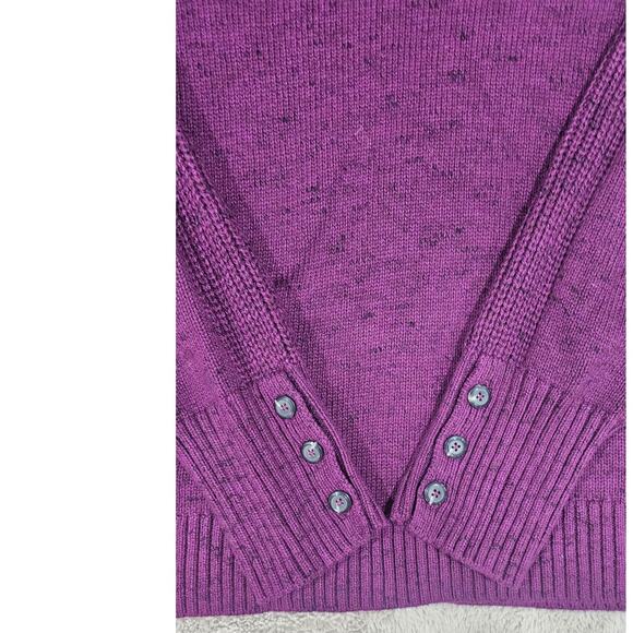 J.Jill Cotton Turtleneck Sweater, Wearever Collection Ribbed Arm & Hems Sz M New - Picture 5 of 8